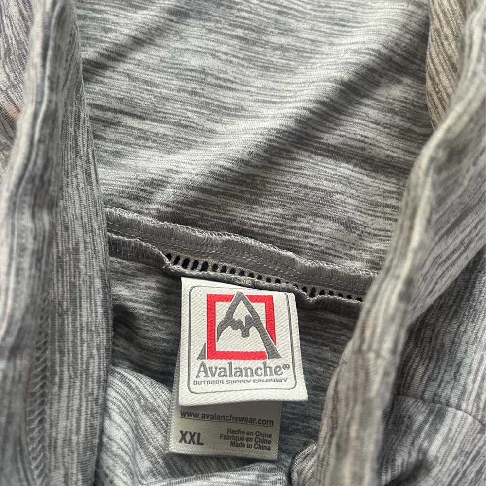 Avalanche Heather Gray Performance Sweatshirt. Si… - image 1